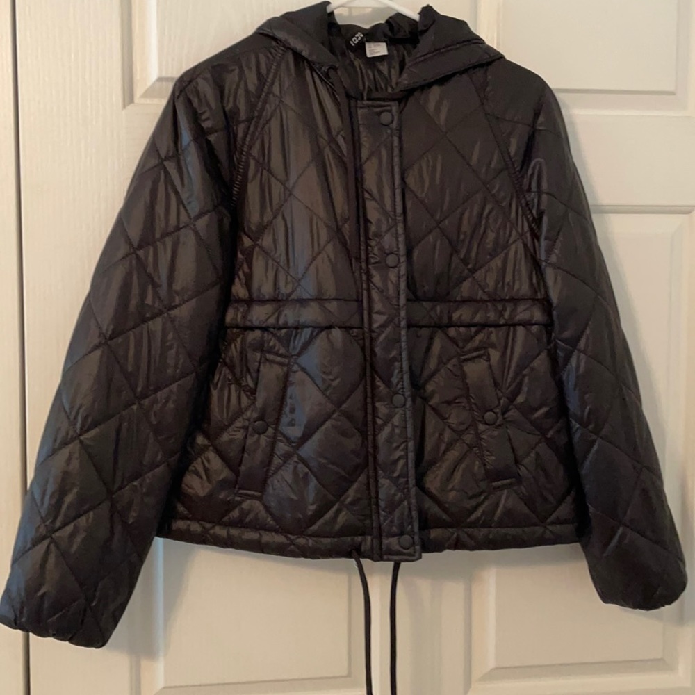Quilted bomber jacket